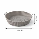 Silikon Backform für Heißluftfritteuse "2er Pack" Ø20x5,5cm