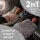 Verwandlungsdecke Kissendecke 2in1 50x50cm/135x200cm Grau