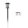 4er Set Solar Laterne Schwarz 38 cm hoch