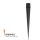 4er Set Solar Laterne Schwarz 38 cm hoch