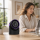 2-in-1 Tisch- & Wandventilator 5 Stufen mit USB-C & LED-Display, leise (22 dB), Schwarz