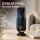 Akku-Tischventilator 5 Stufen leise mit USB-C & LED-Display Schwarz