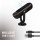 Akku-Tischventilator 5 Stufen leise mit USB-C & LED-Display Schwarz