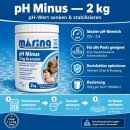 pH Minus Granulat 2 kg für Pools zur Stabilisierung...