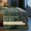 Sommerdecke Steppbett leicht Polyester 135x200/200x200cm Türkis-135 cm x 200 cm