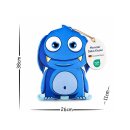 Monster Kuschelkissen - Design Blau