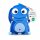 Monster Kuschelkissen - Design Blau