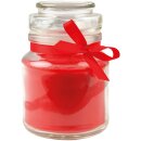 HS Candle Duftkerze im Bonbonglas und Deckel, Rose, H10 cm, 30h Brenndauer