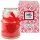 HS Candle Duftkerze im Bonbonglas und Deckel, Rose, H10 cm, 30h Brenndauer
