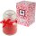 HS Candle Duftkerze im Bonbonglas und Deckel, Rose, H10 cm, 30h Brenndauer