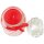 HS Candle Duftkerze im Bonbonglas und Deckel, Rose, H10 cm, 30h Brenndauer