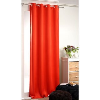 Verdunkelungsgardine mit Ösen orange - dunkelorange 270cm x 245cm