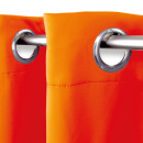 Verdunkelungsgardine mit Ösen orange - dunkelorange 270cm x 245cm