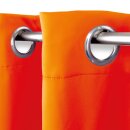 Verdunkelungsgardine mit Ösen orange - dunkelorange 270cm x 245cm