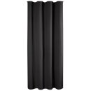 Verdunkelungsgardine mit Universalband schwarz - jetblack 135cm x 175cm