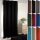 Verdunkelungsgardine mit Universalband schwarz - jetblack 135cm x 175cm