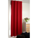 Verdunkelungsgardine mit Universalband rot - salsa 270cm...