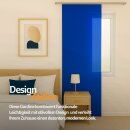 Flächenvorhang Ellen mit Zubehör - Blau