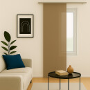 Flächenvorhang Schiebegardine Ellen ohne Technik Hellbraun