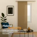 Flächenvorhang Schiebegardine Ellen ohne Technik Hellbraun