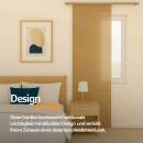 Flächenvorhang Schiebegardine Ellen ohne Technik Hellbraun