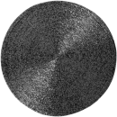 Glasperlen Tischset, Platzset Ø36cm - Grau Mix