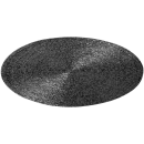 Glasperlen Tischset, Platzset Ø36cm - Grau Mix