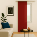 Flächenvorhang Schiebegardine Ellen Rot mit Technik