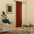 Flächenvorhang Schiebegardine Ellen Rot mit Technik