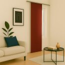 Flächenvorhang Schiebegardine Ellen Rot mit Technik