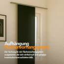 Flächenvorhang Schiebegardine Ellen ohne Technik Schwarz