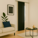 Flächenvorhang Schiebegardine Ellen mit Technik Schwarz