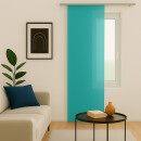 Flächenvorhang Schiebegardine Ellen ohne Technik Türkis