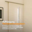 Flächenvorhang Ellen ohne Zubehör - weiß