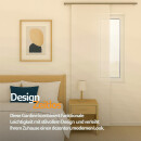 Flächenvorhang Schiebegardine Ellen ohne Technik Weiß