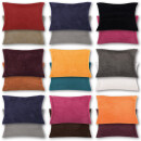 Kissenhülle Kuschel ca. 30 x 50cm hellorange - marigold mit Füllung