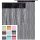 Fadenvorhang in Metallic-Optik mit Stangendurchzug Schwarz 90x200cm