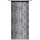 Fadenvorhang Metallic-Streifen schwarz - jetblack ca. 90 x 250cm