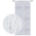 Fadenvorhang Metallic-Streifen weiß - perlweiß ca. 140 x 250cm