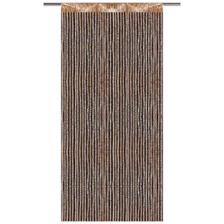 Fadenvorhang in Metallic-Optik mit Stangendurchzug Gold 90x200cm