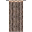 Fadenvorhang in Metallic-Optik mit Stangendurchzug Gold...