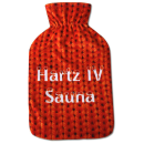 Wärmflaschenbezug mit Motiv ( Sauna )