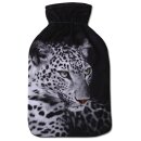 Wärmflaschenbezug mit Motiv (Leopard)