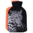 Wärmflaschenbezug mit Motiv (Leopard)