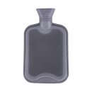Wärmflasche aus Gummi in vers. Farben - 1 und 2 Liter