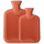 Wärmflasche aus Gummi 2 Liter - Orange