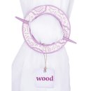 Raffhalter wood altrosa - flieder