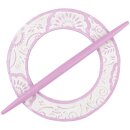 Raffhalter wood altrosa - flieder