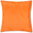 Kissenhüllen 40x40 Alessia orange - möhre ohne Füllung