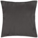 Kissenhüllen 40x40 Alessia dunkelgrau - anthrazit...